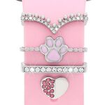 4 pezzi / set Smart Watch Universal Band Anello decorativo Accessori in metallo, Stile: 2