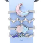 4 pezzi / set Smart Watch Universal Band Anello decorativo Accessori in metallo, Stile: 4