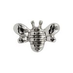 Smart Watch Universale Ape Forma Fascia Anello Decorativo Accessori in Metallo, Stile: Argento 2