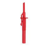 Sonda telescopica per test con clip IC multimetro a banana da 4 mm (rosso)