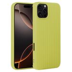 Per iPhone 16 Pro Max Custodia per telefono in silicone con trama intrecciata (verde)