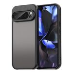 Per Google Pixel 9 Pro Fan Dun Series TPU Hybrid PC Custodia per telefono glassata (nero)