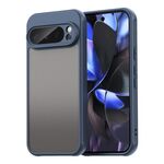 Per Google Pixel 9 Pro Fan Dun Series TPU Hybrid PC Custodia per telefono glassata (blu)