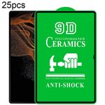 Per Samsung Galaxy Tab S8 Ultra 25 pezzi 9D Full Screen Full Glue Ceramic Film