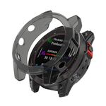 Custodia protettiva per orologio in TPU semi-pacchetto Garmin Epix Pro 47mm (nero trasparente)