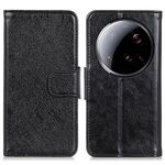 Per Xiaomi 15 Custodia per telefono in pelle con texture ultra nappa orizzontale (nero)