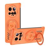 Per Xiaomi 15 Ultra Ice Sense Series Graphene Cooling MagSafe Holder Custodia per telefono (arancione)
