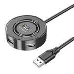 Mindpure US018 Espansione computer USB2.0 4 porte HUB, lunghezza: 0,3 m Nero