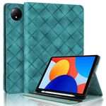 Per Xiaomi Redmi Pad SE 8.7 Custodia per tablet intelligente in pelle goffrata a rombo (verde)