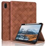 Per Honor Pad X8a / X9 2024 Custodia per tablet in pelle goffrata a rombo (marrone)