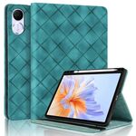 Custodia per tablet in pelle goffrata a rombo per Honor Pad V9 11.5 (verde)