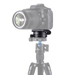 Testa a sfera panoramica con rotazione di 360 gradi in lega di alluminio PULUZ con piastra a sgancio rapido per testa del treppiede della fotocamera