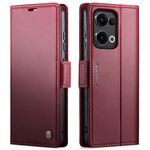 Per OPPO Reno13 CaseMe 023 Butterfly Buckle Litchi Texture RFID Anti-furto Custodia per telefono in pelle (rosso)