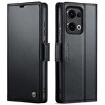 Per OPPO Reno13 CaseMe 023 Butterfly Buckle Litchi Texture RFID Anti-furto Custodia in pelle per telefono (nero)