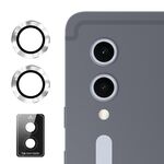Per Samsung Galaxy Tab S10+ / S10 Ultra ENKAY 9H Pellicola in vetro temperato in lega di alluminio per obiettivo posteriore (argento)
