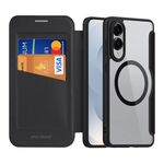 Per Samsung Galaxy S25 Edge 5G DUX DUCIS Skin X Pro Series Magsafe PC + TPU Custodia in pelle per telefono (nero)