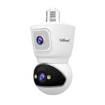 SriHome SH067 E27 4MP HD Telecamera a doppia lente per lampadina per interni (bianca)