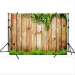 2.1m x 1.5m flower flower vintage bordo di legno per bambini fotografare panno di sfondo fotografia