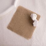 10 pezzi 12x12 cm bordi strappati vintage grossolana iuta profumata candela sottobicchiere fotografia decorazione puntelli (torsione regolare)
