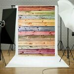Photo Studio Prop Wood Grain Background Cloth, dimensioni: 1.5 m x 2.1 m (1100)