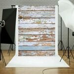 Photo Studio Prop Wood Grain Background Cloth, dimensioni: 1.5 m x 2.1 m (151)