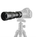 Lightdow 420-800mm Obiettivo della fotocamera con zoom Obiettivo fotografico con rivestimento in vetro ottico