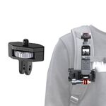 Sunnylife Adattatore regolabile in metallo da 1/4 di pollice per DJI Pocket 2 / FIMI Palm 2 / INSTA360 One X-2 (grigio scuro)