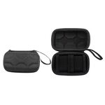 Scatola portaoggetti portatile in EVA rigida per orologi, gioielli, orologi, antipolvere, specifiche: 2 griglie 16x8,5x7 cm