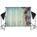 1,25 m x 0,8 m finto legno bordo di grano gourmet 3D foto fotografia sfondo panno (MB7)