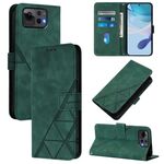 Per Asus Zenfone 12 Ultra Crossbody 3D Embossed Flip Custodia per telefono in pelle (verde)