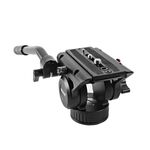 Bexin VH-105 Panorama di 360 gradi Panorama Heavy Duty Treppiede Action Fluid Testa di trascinamento (nero)
