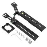 BEXIN VR-220 220mm Lunghezza in lega di alluminio Piatto di rilascio rapido esteso per Manfrotto / Sachtler (nero)