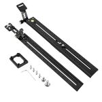 BEXIN VR-380 380mm Lunghezza in lega di alluminio Piatto di rilascio rapido esteso per Manfrotto / Sachtler (nero)