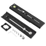 BEXIN VR-220L 220mm Length Aluminum Alloy Extended Quick Release Plate for Manfrotto / Sachtler (Black)