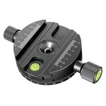 BEXIN QJ-08 Supporto per treppiede con base a morsetto a sgancio rapido panoramico rotante
