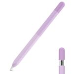 Per Apple Pencil USB-C AhaStyle PT102-3 Custodia in silicone con pennino sfumato (viola)