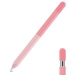 Per Apple Pencil USB-C AhaStyle PT102-3 Custodia in silicone con pennino sfumato (rosa)