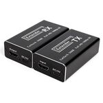 Cavo di rete D1-1 / D2-1 Trasmettitore segnale video HD 50m Extender HDMI a RJ45 Extender, spina: spina UE