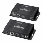 D5-2/D6-2 Trasmettitore Ricevitore Audio Video HDMI KVM Extender 4K HDMI a RJ45 LAN, Spina: Spina USA