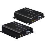 D15 / D16 Doppia interfaccia LC in fibra ottica KVM Extender in fibra ottica HDMI Extender in fibra ottica, spina: spina UE