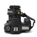 Cinturino da polso anti-caduta per fotocamera Zeku in pelle retrò SLR senza fotocamera (nero)