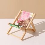 Mini ornamento da tavolo in legno per artigianato, fotografia, giocattoli, sedia da spiaggia, supporto per telefono, stile: Casa e cucina