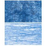 57 x 87 cm, carta da sfondo fotografica bifacciale per riprese (85 denim blu effetto legno)