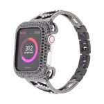 Per Apple Watch 42mm / 41mm / 40mm / 38mm Cinturino per orologio Kalebol Zirconia (nero)