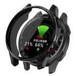Per Garmin Approach S50 Custodia protettiva per orologio in TPU elettrolitico a copertura totale (nero)