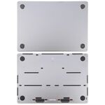 Per MacBook Air 13.6 pollici A3113 2024 EMC8611 Computer Case Bottom Cover (Grigio)
