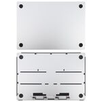 Per MacBook Air M3 15 pollici A3114 2024 EMC8612 Computer Case Bottom Cover (Argento)