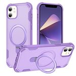 Per iPhone 11 Yingcai Gears MagSafe Holder Custodia antiurto per telefono (viola)