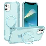 Per iPhone 11 Yingcai Gears MagSafe Holder Custodia antiurto per telefono (blu)