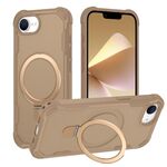 Per iPhone 16e Yingcai Gears MagSafe Holder Custodia antiurto per telefono (marrone)